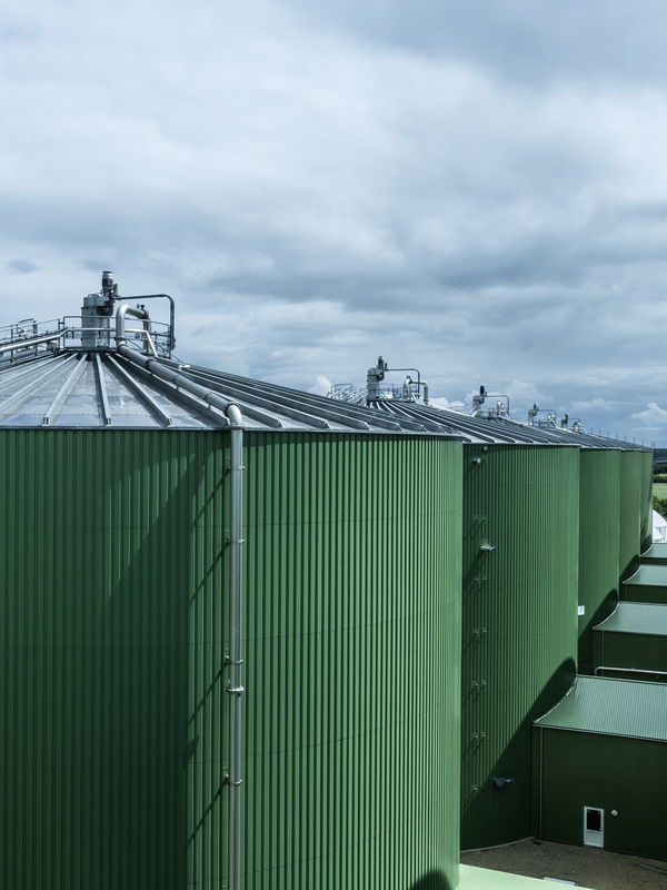 Biogas tanks