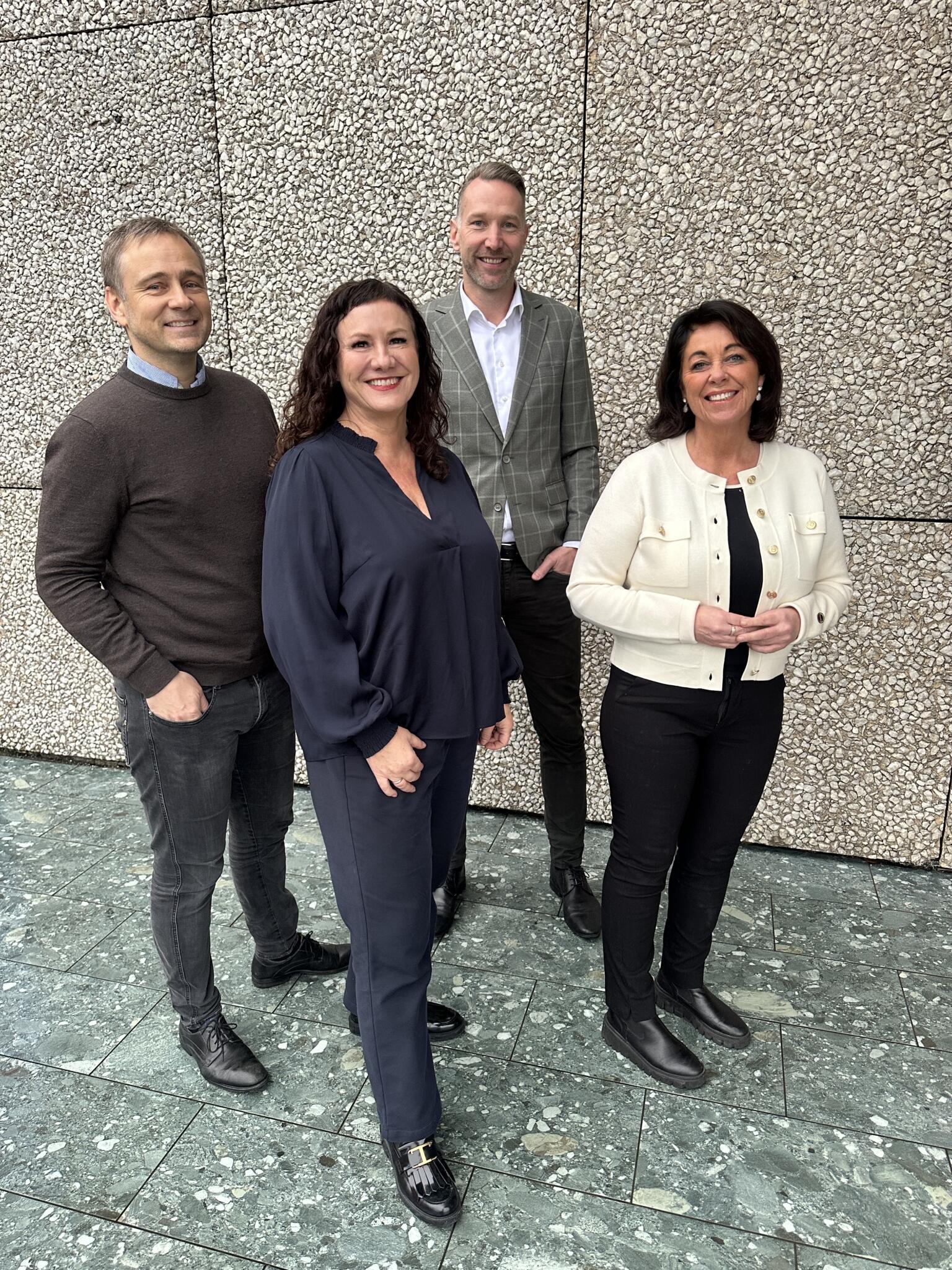 DSD nyansettelser fra v Kjartan Melberg Marit Hartmann Kenneth Asbjornsen og Bente Holm