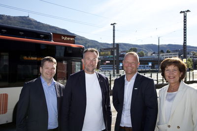 F v CFO Tide Stale Rene CEO Tide Roger Harkestad AD Keolis Norge Oystein Gullaksen styreleder Keolis Norge Wenche Kjolas