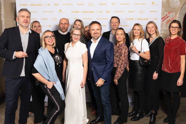 Bilde av ansatte fra Sterk Reklame 2019