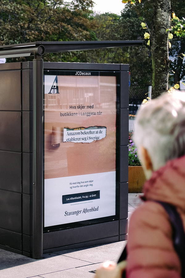 Stavanger Aftenblad - utendørs board