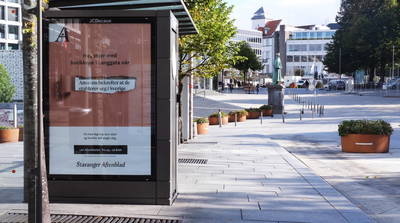 Stavanger Aftenblad - utendørs board