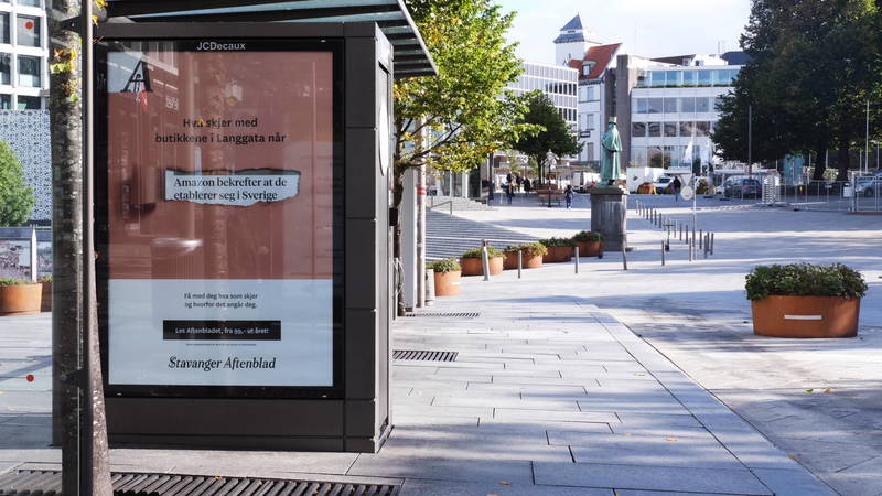 Stavanger Aftenblad - utendørs board