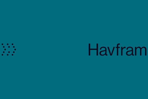 Havfram logo på grønt