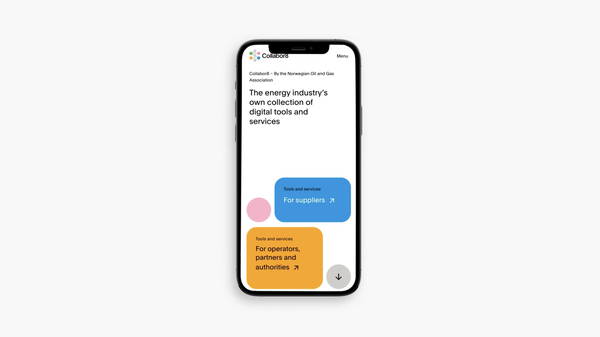 Collabor8.no mobil view