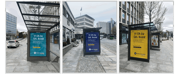 Den Gule Banken - utendør boards