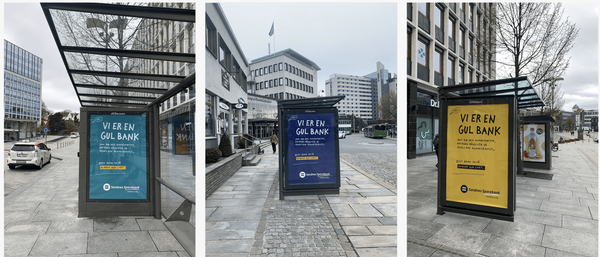 Sandnes Sparebank utendørs boards