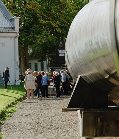 Marinemuseet, omvisning i gruppe