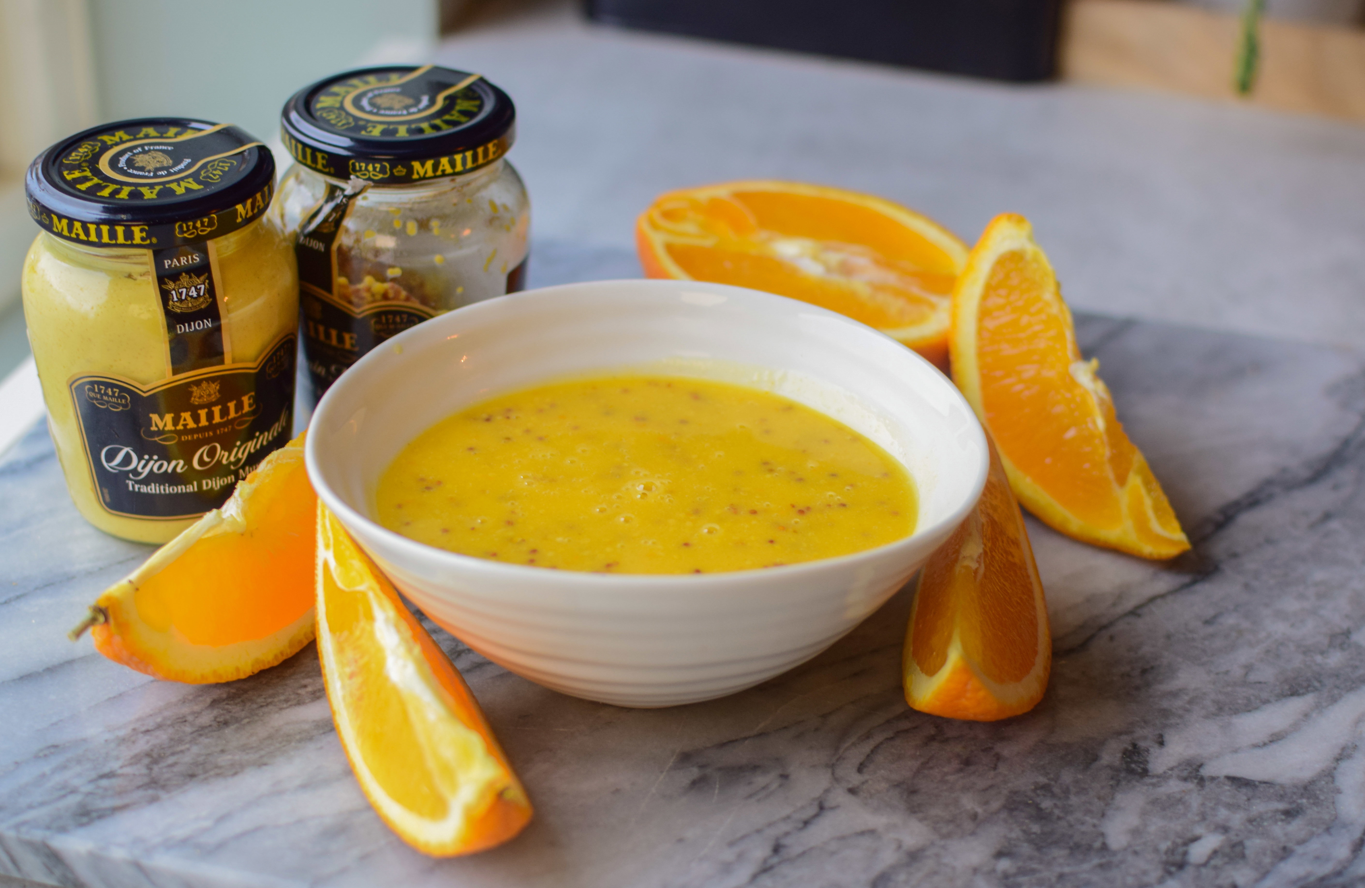 orange and mustard dressing Spicy Honey Mustard Vinaigrette