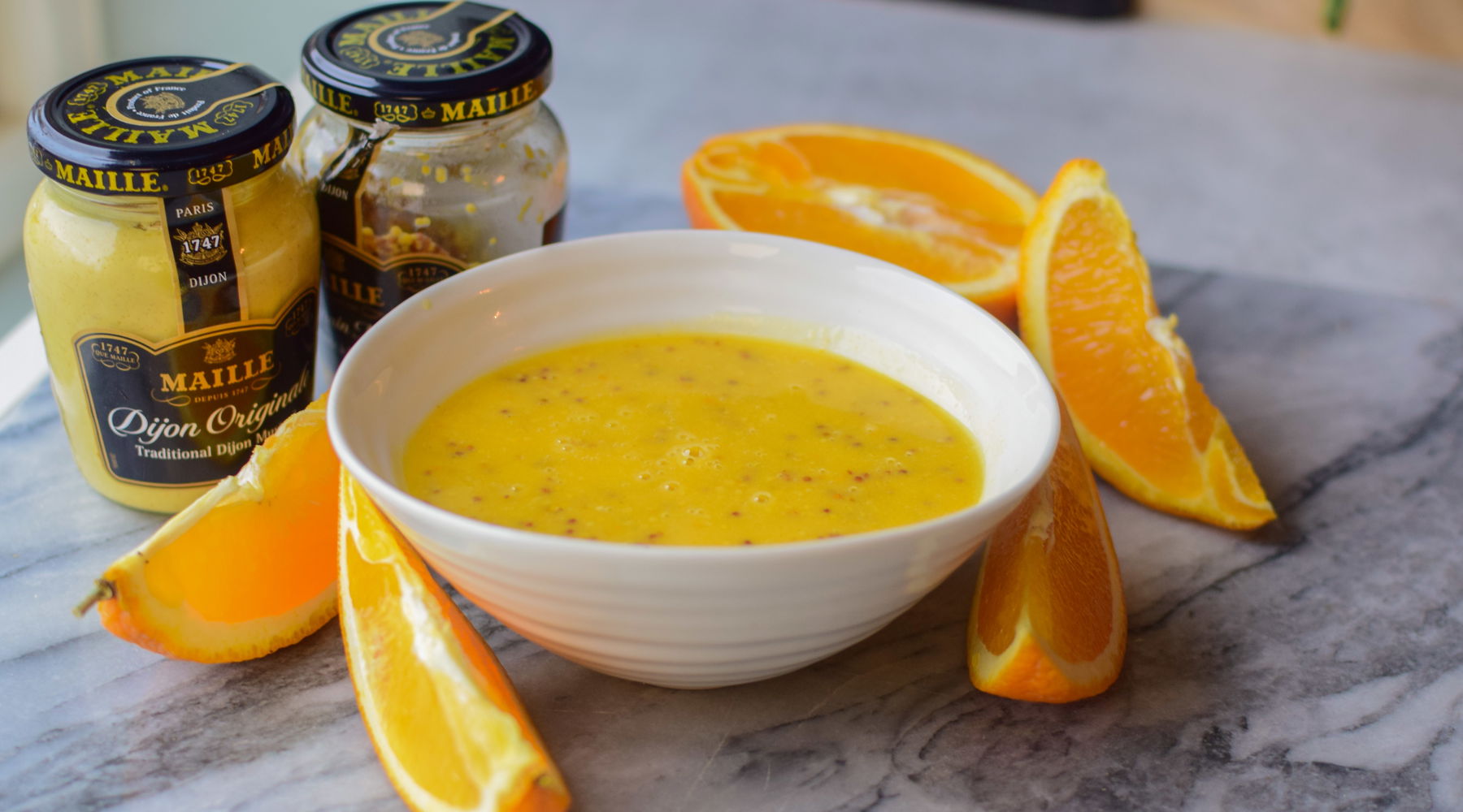 orange and mustard dressing Spicy Honey Mustard Vinaigrette