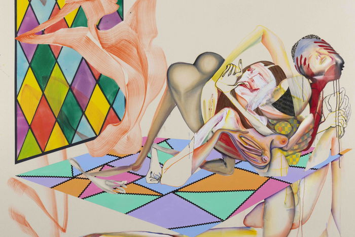 Christina Quarles Bless Tha Nightngale 2019 Courtesy of Christen Sveaas Art Collection
