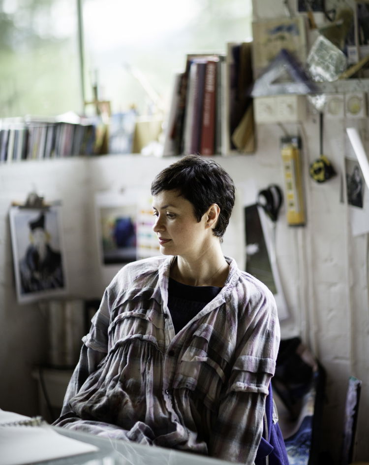POLAND Raba Nizna 19 07 2016 Polish Artist painter performer Paulina Olowska in her studio Rafal Milach 2 1