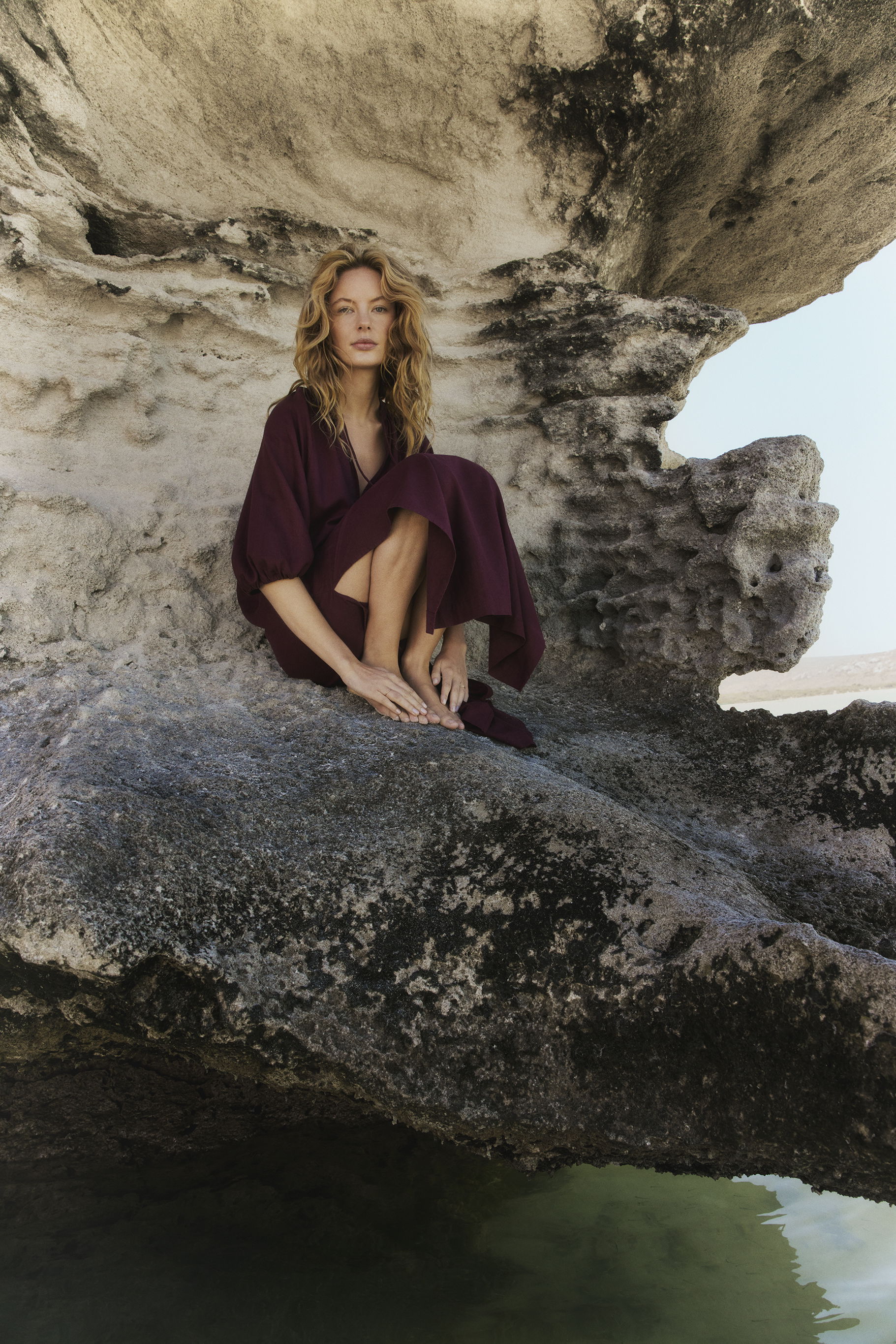 24 W 21 23 LINENVISCOSEKAFTAN 0156