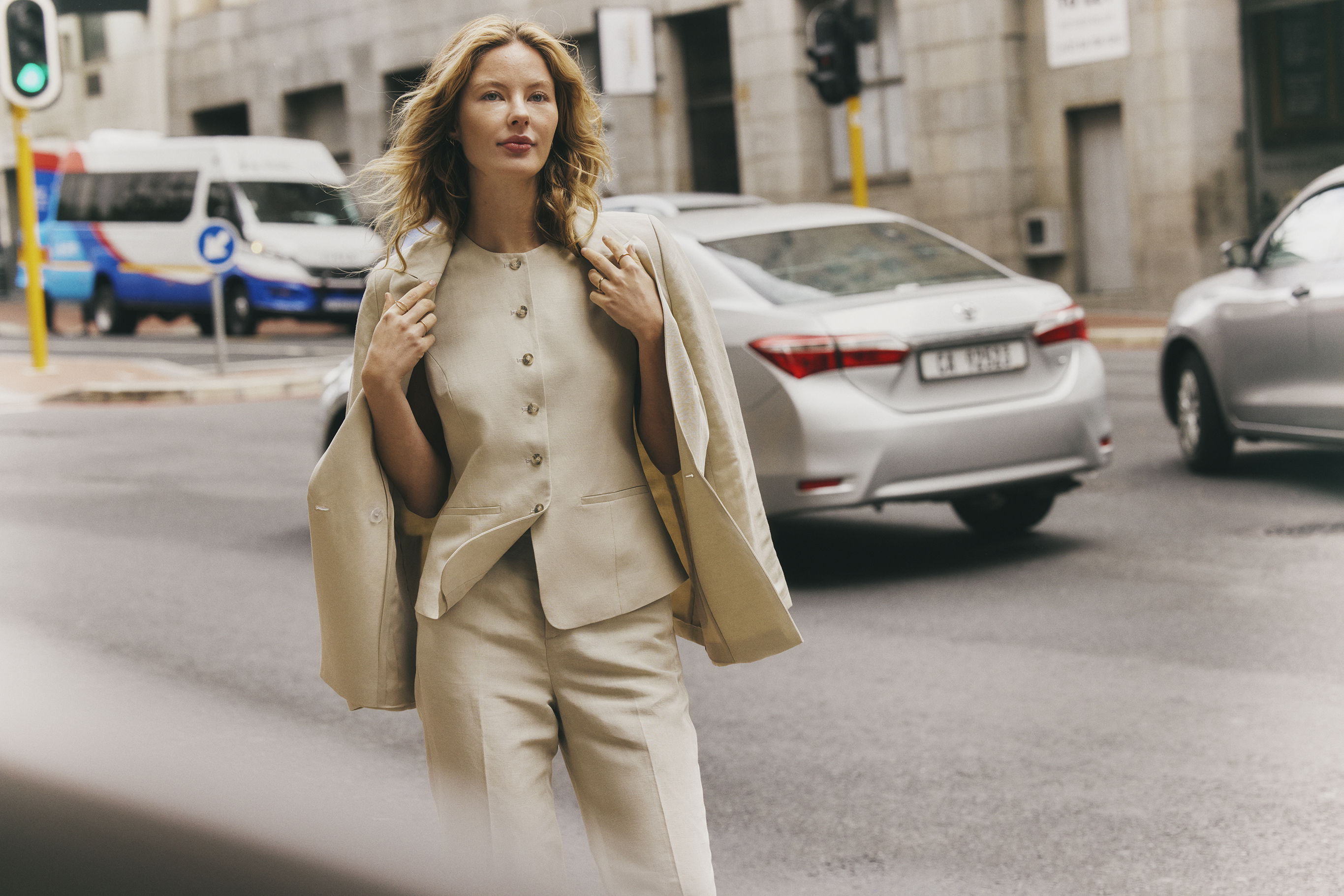 9 W 14 16 LINENSUITPANT VEST BLAZER 213