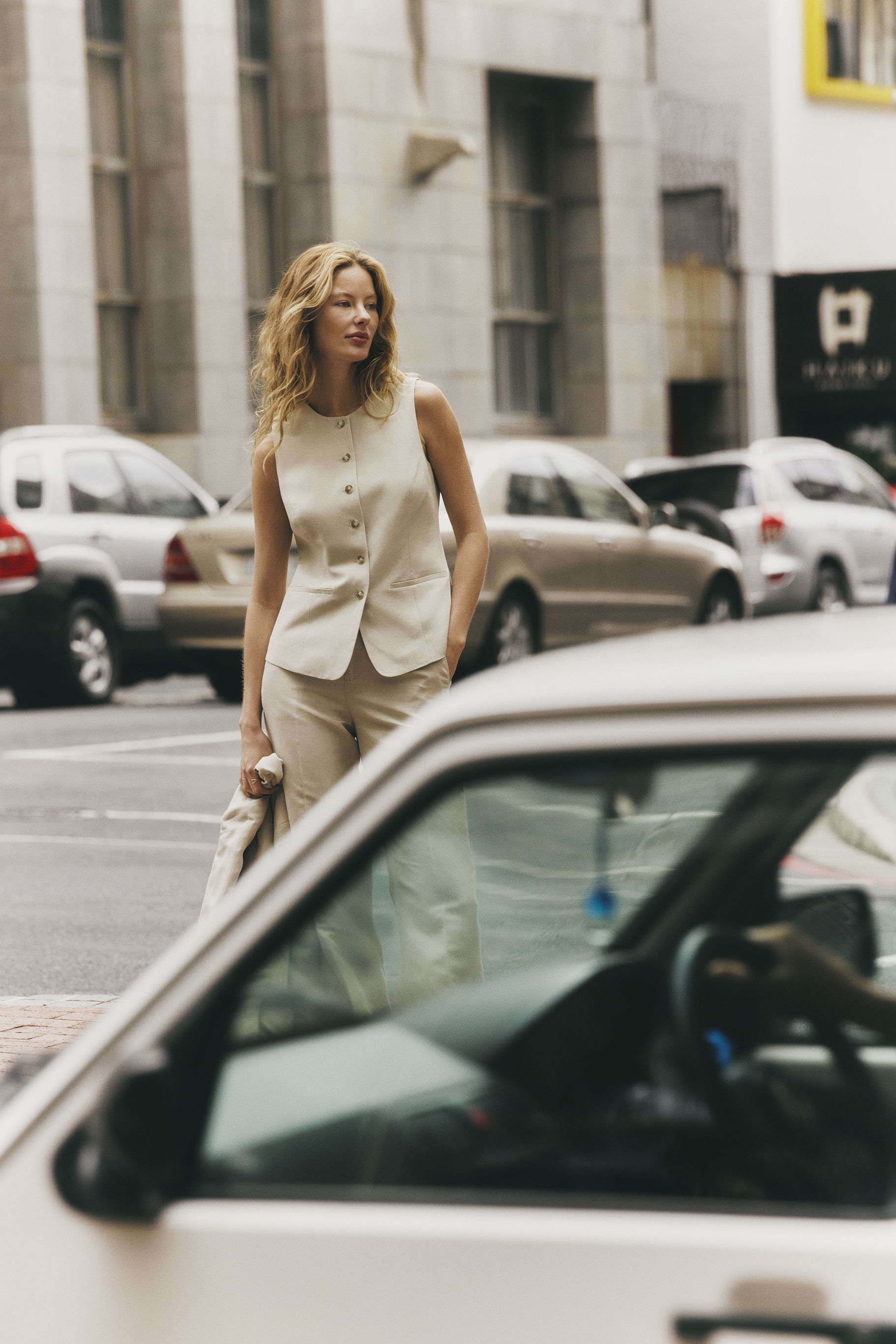 9 W 14 16 LINENSUITPANT VEST BLAZER 298