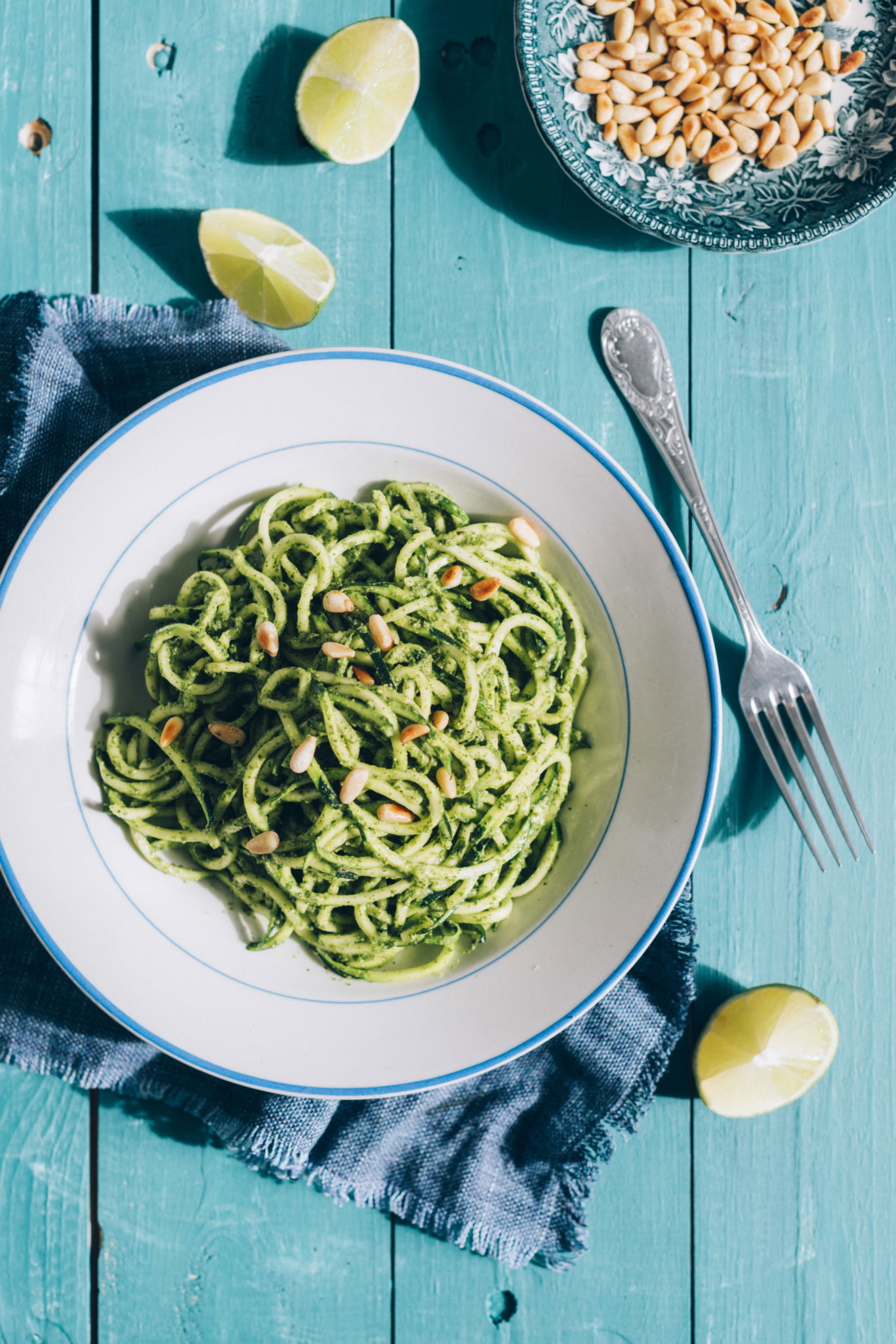 Squashpasta Med Pesto