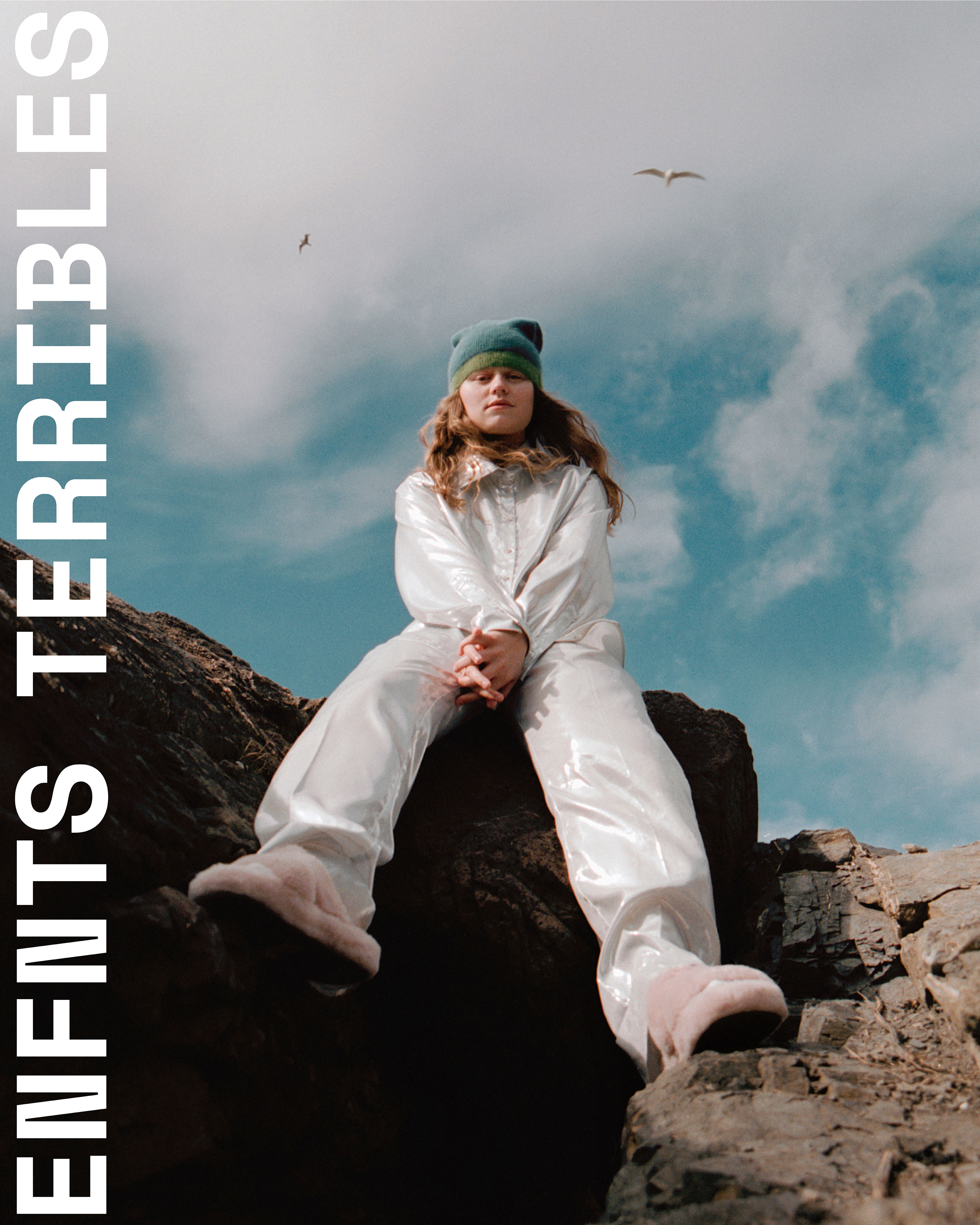 ENFNTS TERRIBLES girl in red cover story ida fiskaa shoot cover image 01