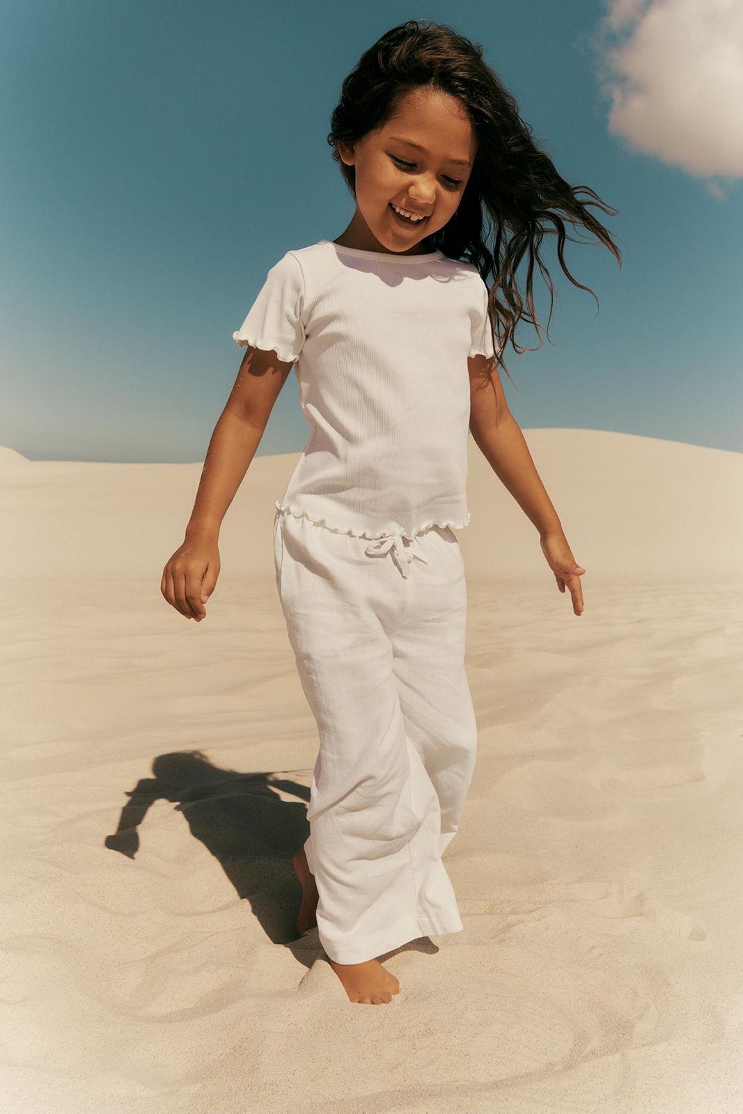 LINEN 1 K PANTS RIBTEE 078