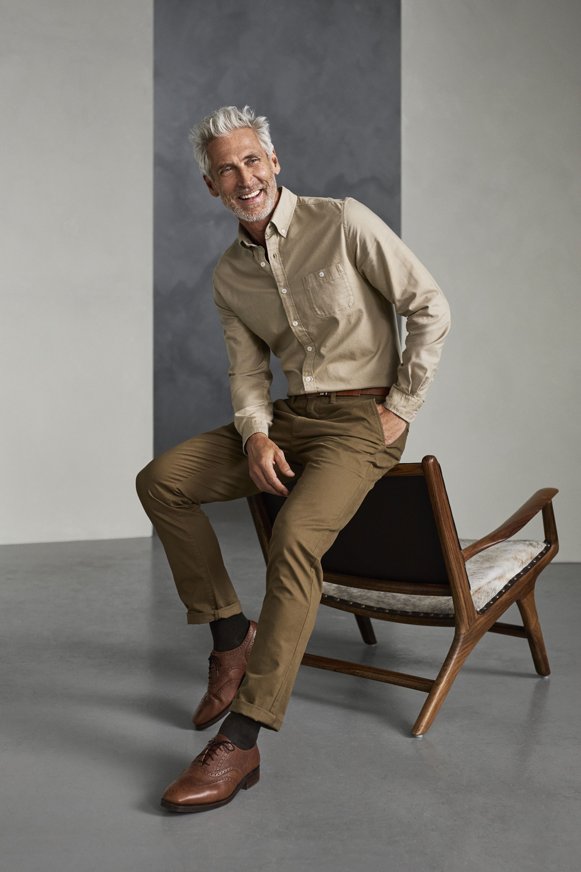 38 Bukse stretch chinos oxford 6694