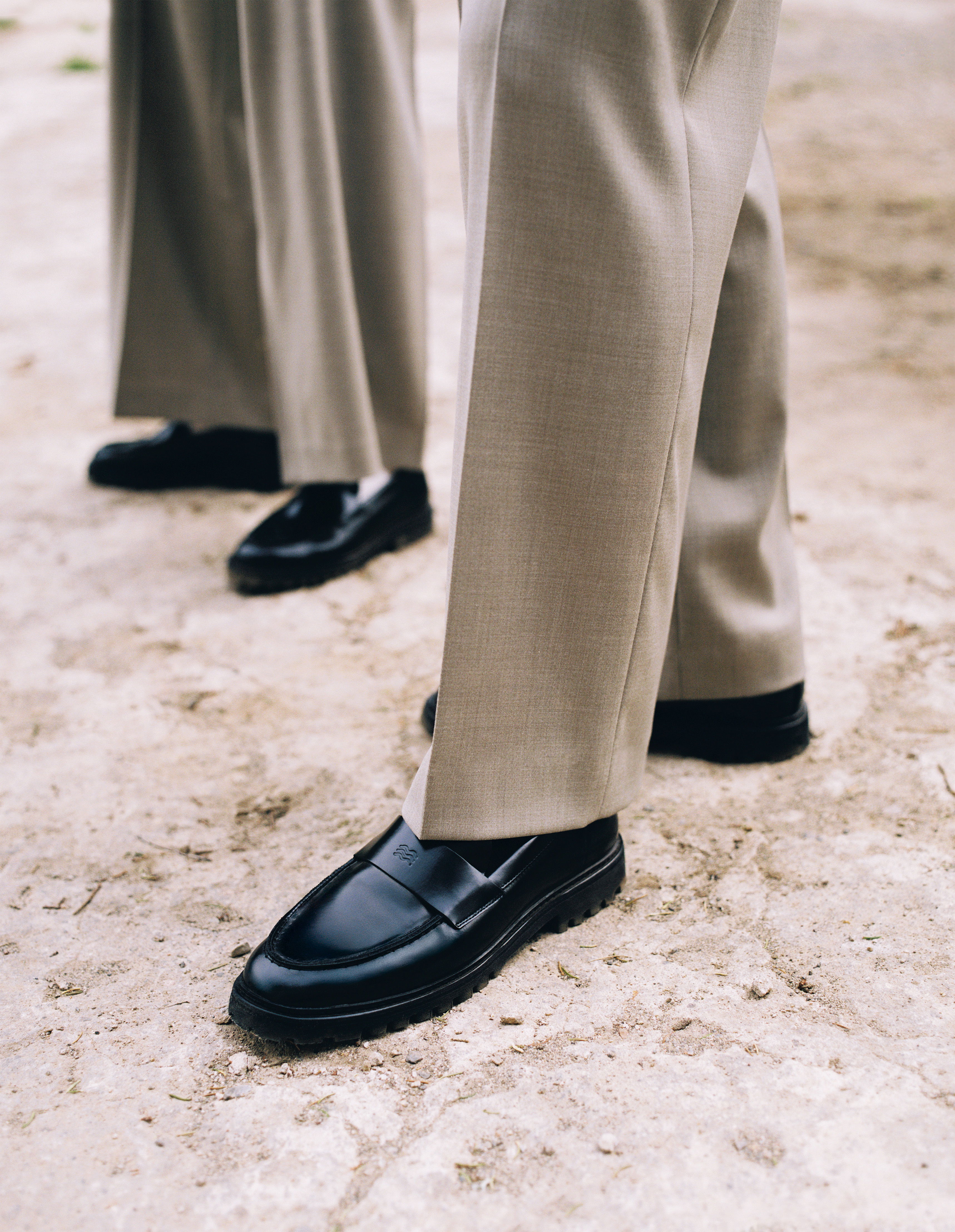 Loafers Polished Black Close Formal