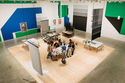 Ciara Phillips with MCA Young Guides in "Workshop", 2010 - ongoing