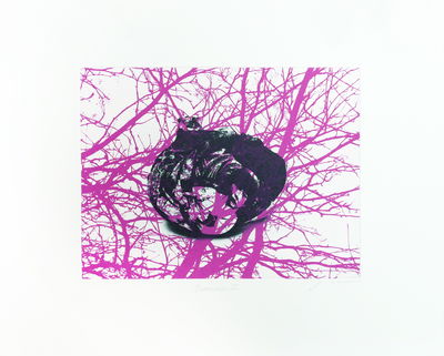 Emma Nishimura & HM Queen Sonja, Branches I (double signature), 2018