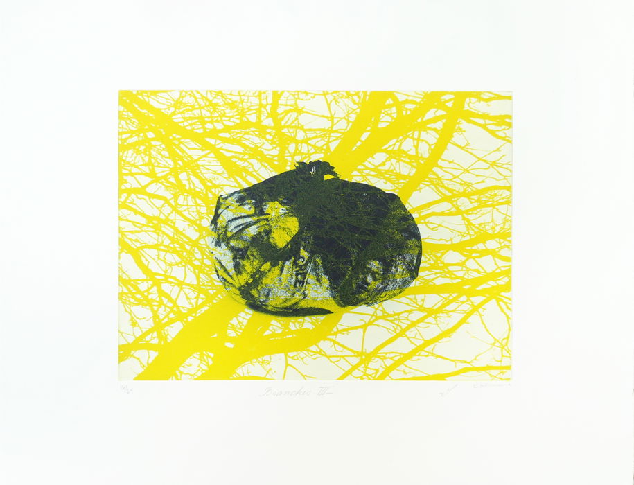 Emma Nishimura & HM Queen Sonja, Branches III (double signature), 2018