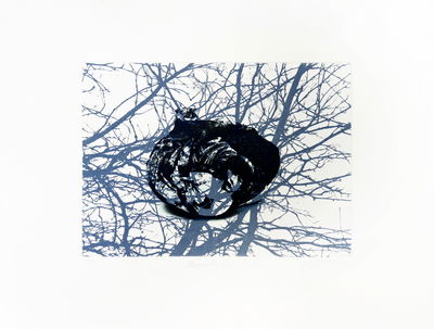 Emma Nishimura & HM Queen Sonja, Branches V (double signature), 2018