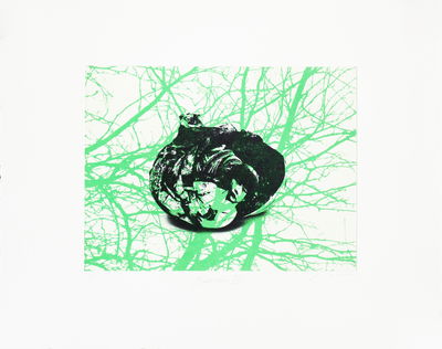 Emma Nishimura & HM Queen Sonja, Branches VI (double signature), 2018