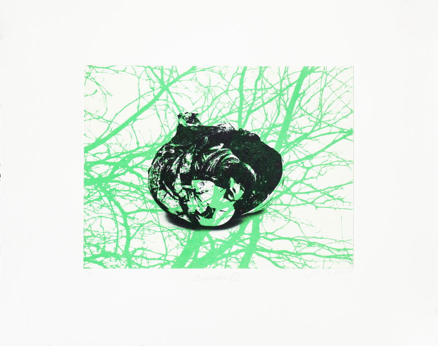Emma Nishimura & HM Queen Sonja, Branches VI (double signature), 2018
