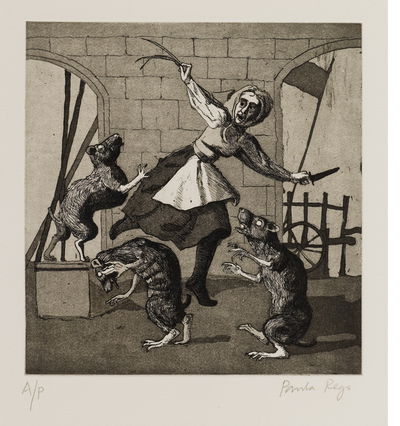 Paula Rego, Three Blind Mice I, 1989