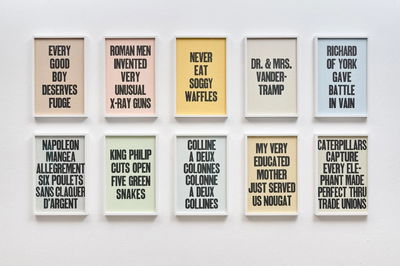 Yto Barrada, Mnemonic Phrases, 2019