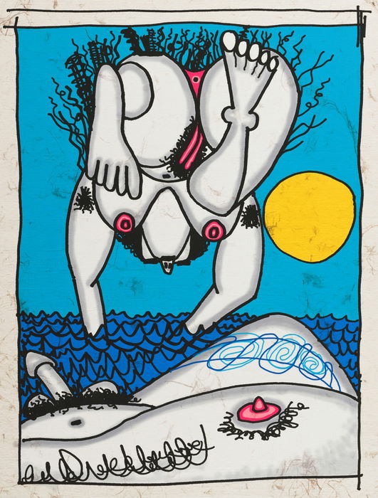 Carroll Dunham, "Untitled", 2019