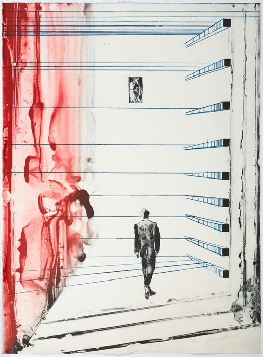 John Kørner, "Passing the Red Abstract", 2016