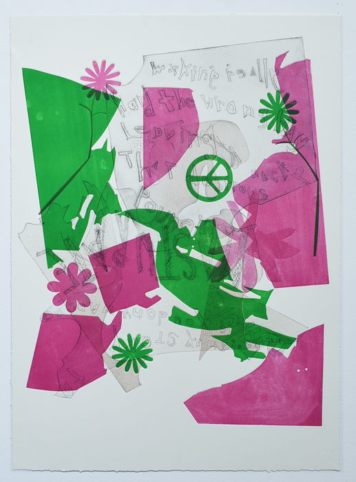 Ford, Raque, "Pink Flower Green Peace Wrong Really Hard", 2020