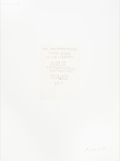 Olav Christopher Jenssen, Print portfolio, 2014