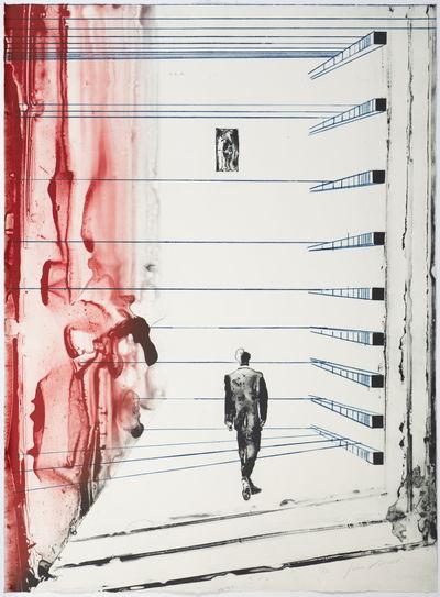 John Kørner, "Passing the Red Abstract", 2016