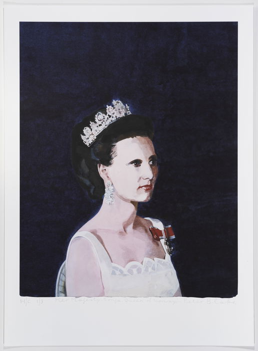 Sir Peter Blake, "Her Majesty. Sonja. Queen of Norway", 2020
