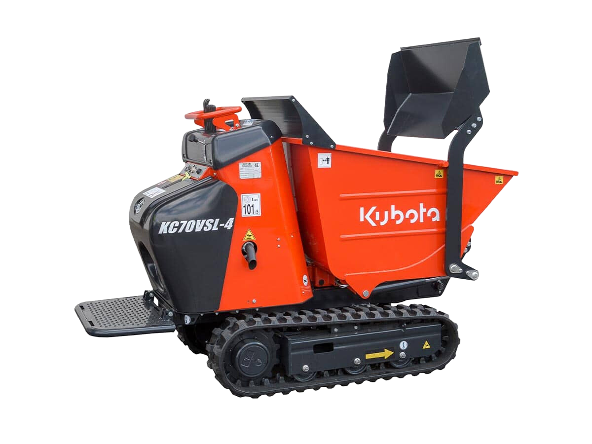 Beltedumper – 0,8 tonn med selvlasting - Kubota KC70 VSL-4 – Produkter ...