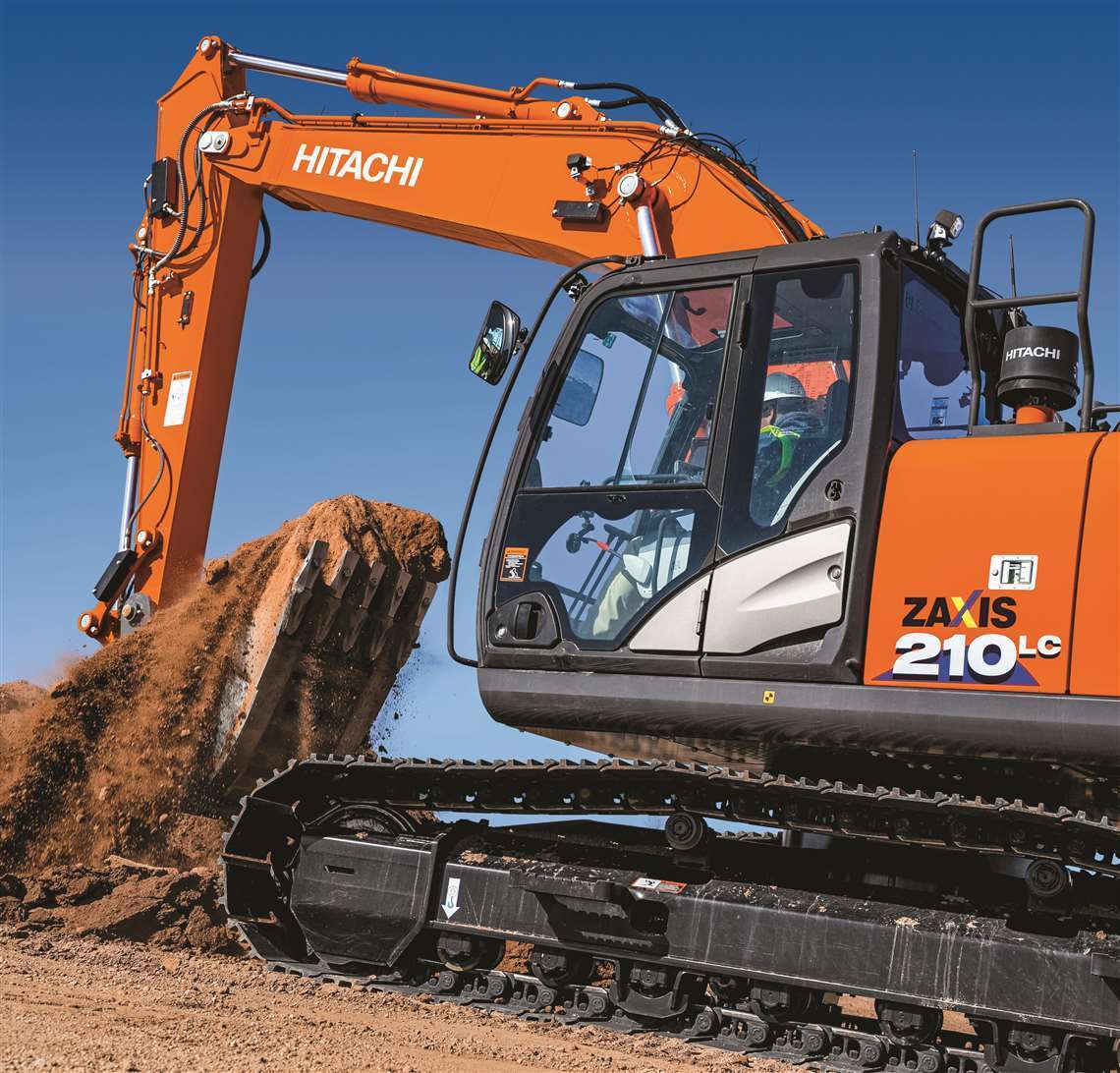 Gravemaskin – 25 tonn - Hitachi ZX210 LC-6 – Produkter | Sørby