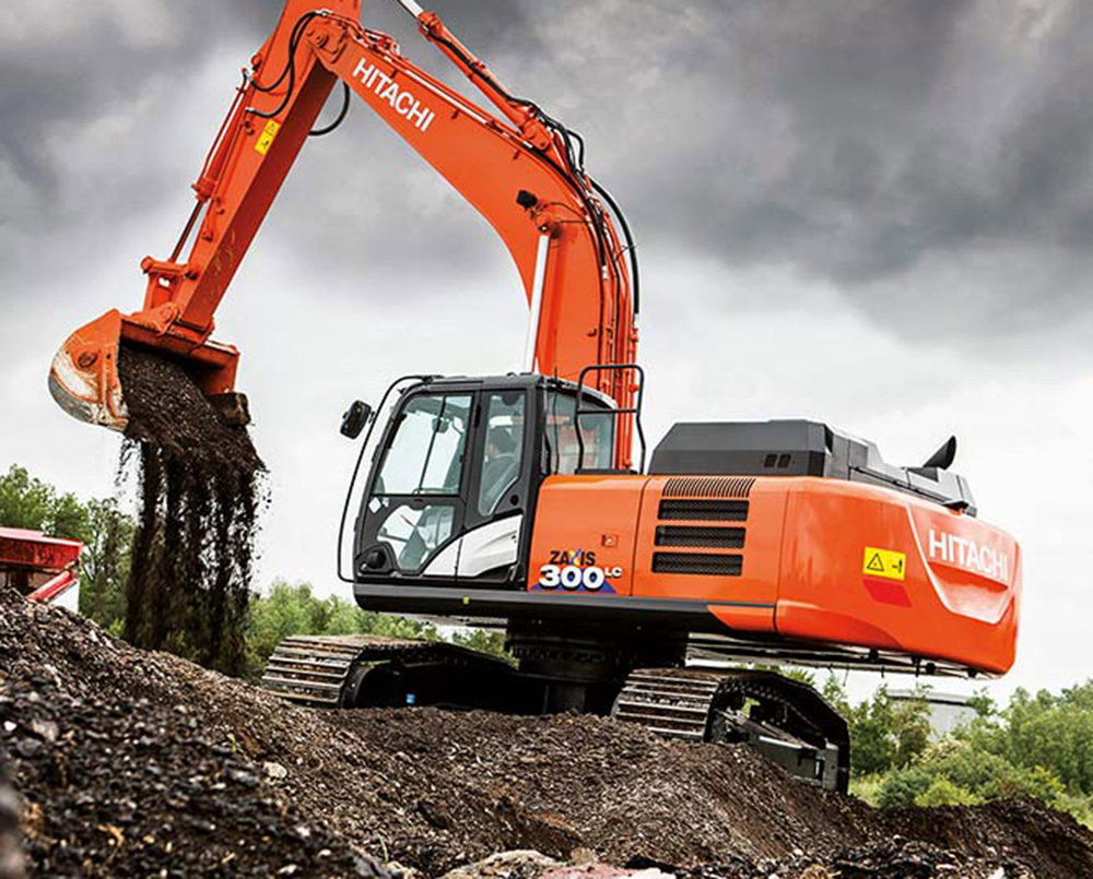 Gravemaskin 30 tonn til leie – Hitachi ZX300 LC-6 | Sørby