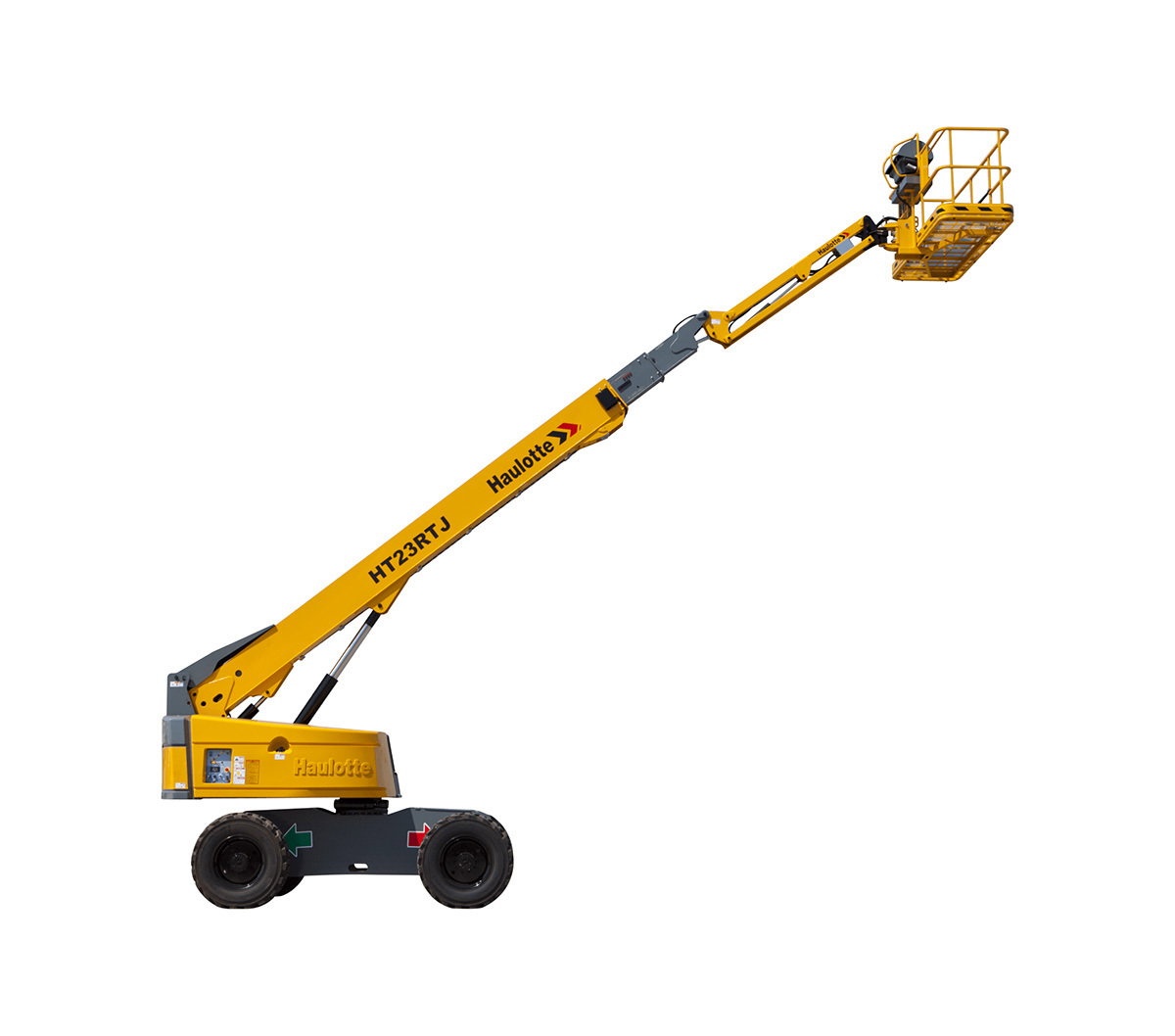 Bomlift 23 m rettarm diesel til leie – Haulotte HT23 RTJ ...