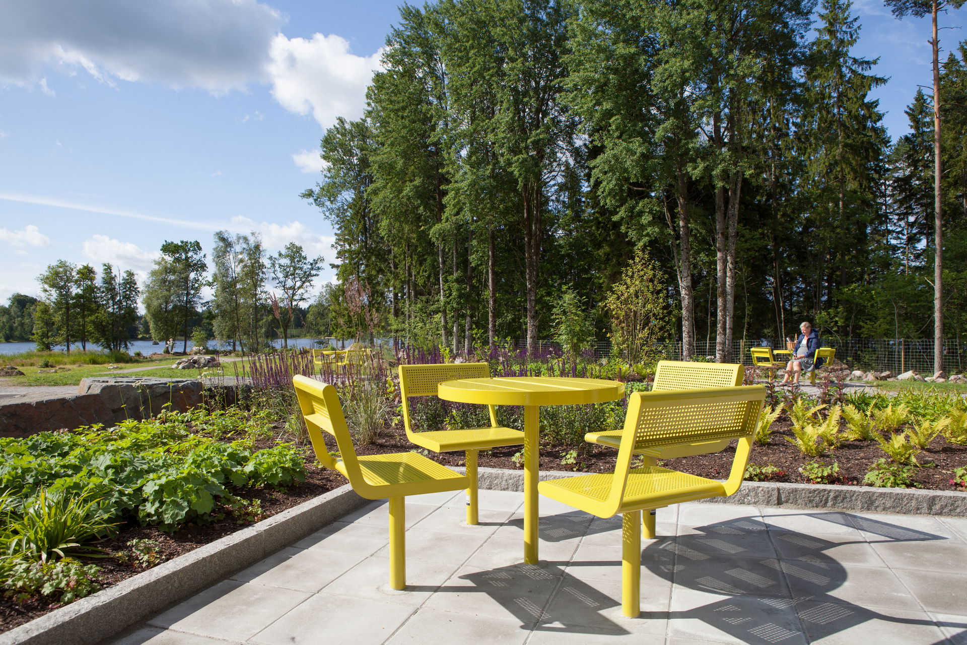 APRIL chair - perforated steel | Vestre